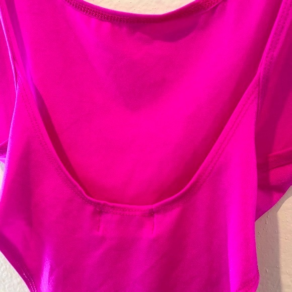 Laina Rauma pink spaghetti strap thong swimsuit Sm - Picture 7 of 14